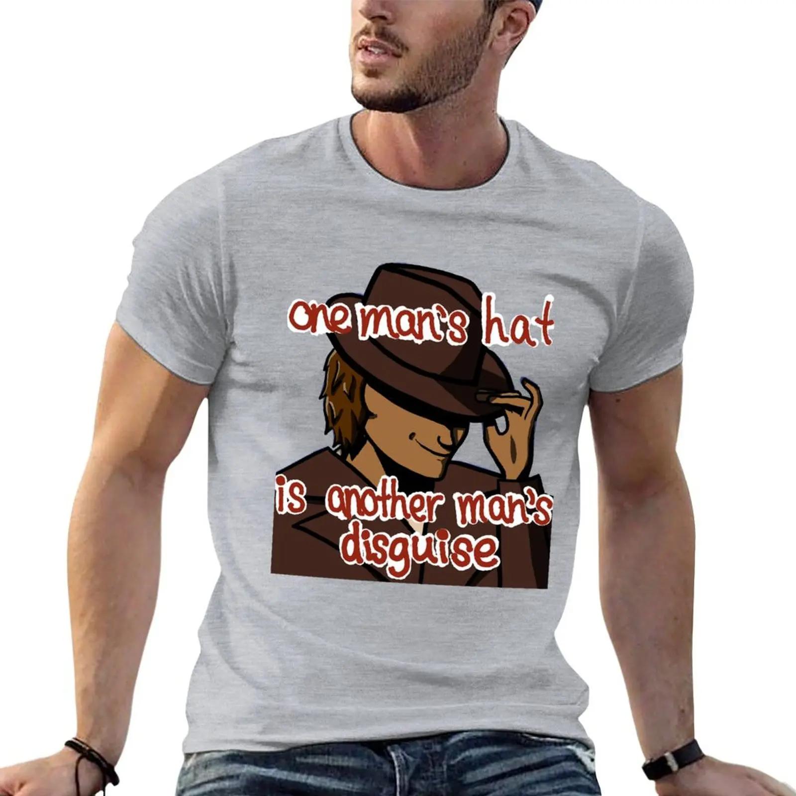 Wayne one mans hat TShirt plus size tops tops plain white t shirts men S
Wayne one mans hat TShirt plus size tops tops plain white t shirts men S