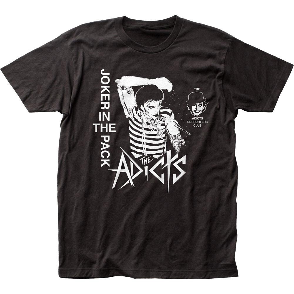26 The Adicts Joker In The Pack Mens T Shirt Rock And Roll Classic Band Tee Black Unisex T-Shirt XXXXL
26 The Adicts Joker In The Pack Mens T Shirt Rock And Roll Classic Band Tee Black Unisex T-Shirt XXXXL