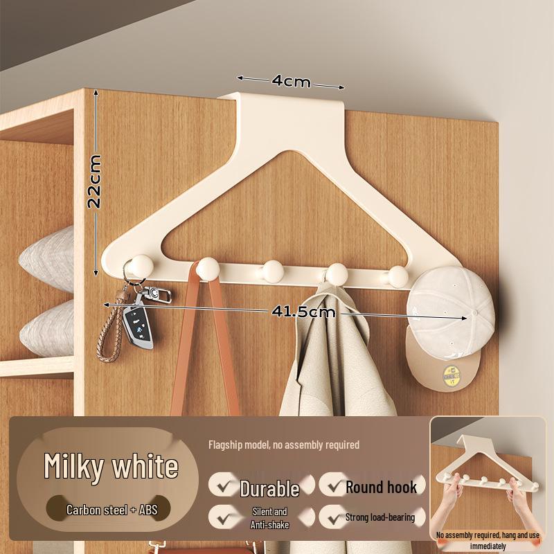 Wall-Mounted No-Punch Hook: Bedroom & Bathroom Clothes Rack Organizer
Wall-Mounted No-Punch Hook: Bedroom & Bathroom Clothes Rack Organizer