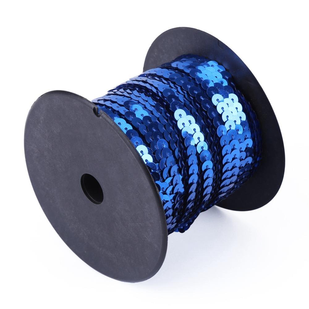 1PCS 100 Yards Sequin String Flat Round Paillette Ribbon DIY Sequin Trim Costumes синий
1PCS 100 Yards Sequin String Flat Round Paillette Ribbon DIY Sequin Trim Costumes синий