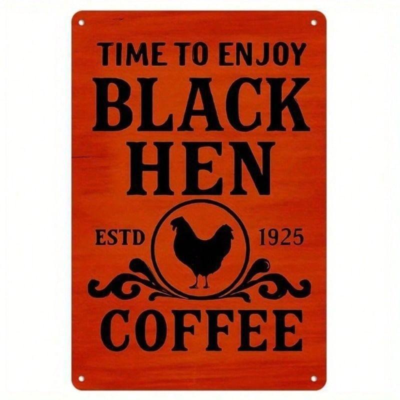 Metal Wall Art Black Coffee Rooster Vintage Kitchen Bar Cafe Decor
Metal Wall Art Black Coffee Rooster Vintage Kitchen Bar Cafe Decor
