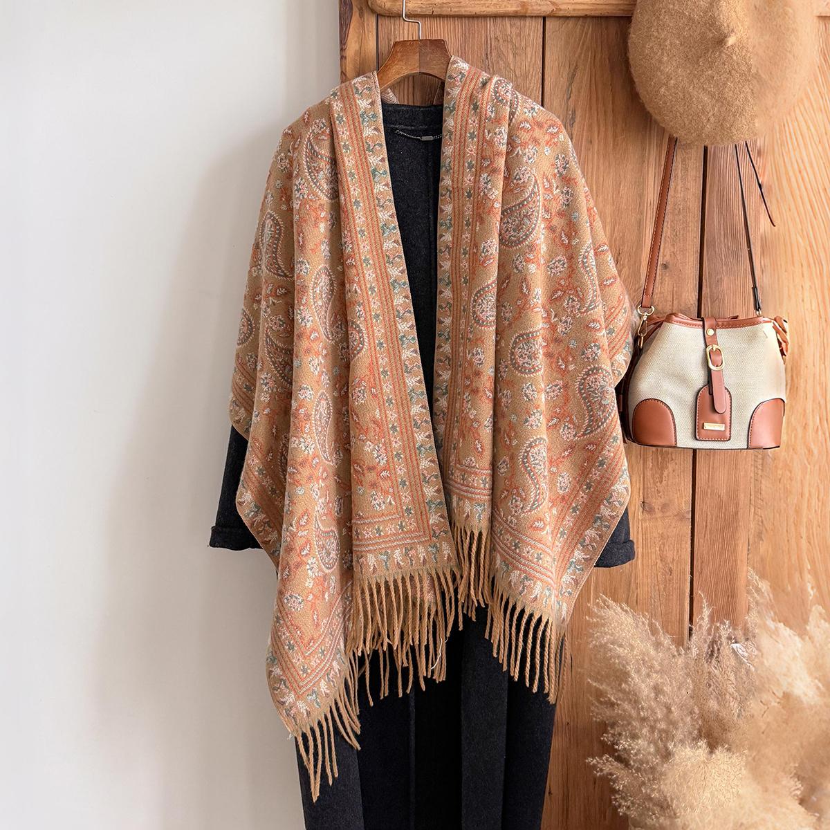 Women S Luxury Cashmere Winter Shawl - Vintage Allover Pattern Printed With Tassels, Pashmina Wrap & Bandana
Women S Luxury Cashmere Winter Shawl - Vintage Allover Pattern Printed With Tassels, Pashmina Wrap & Bandana