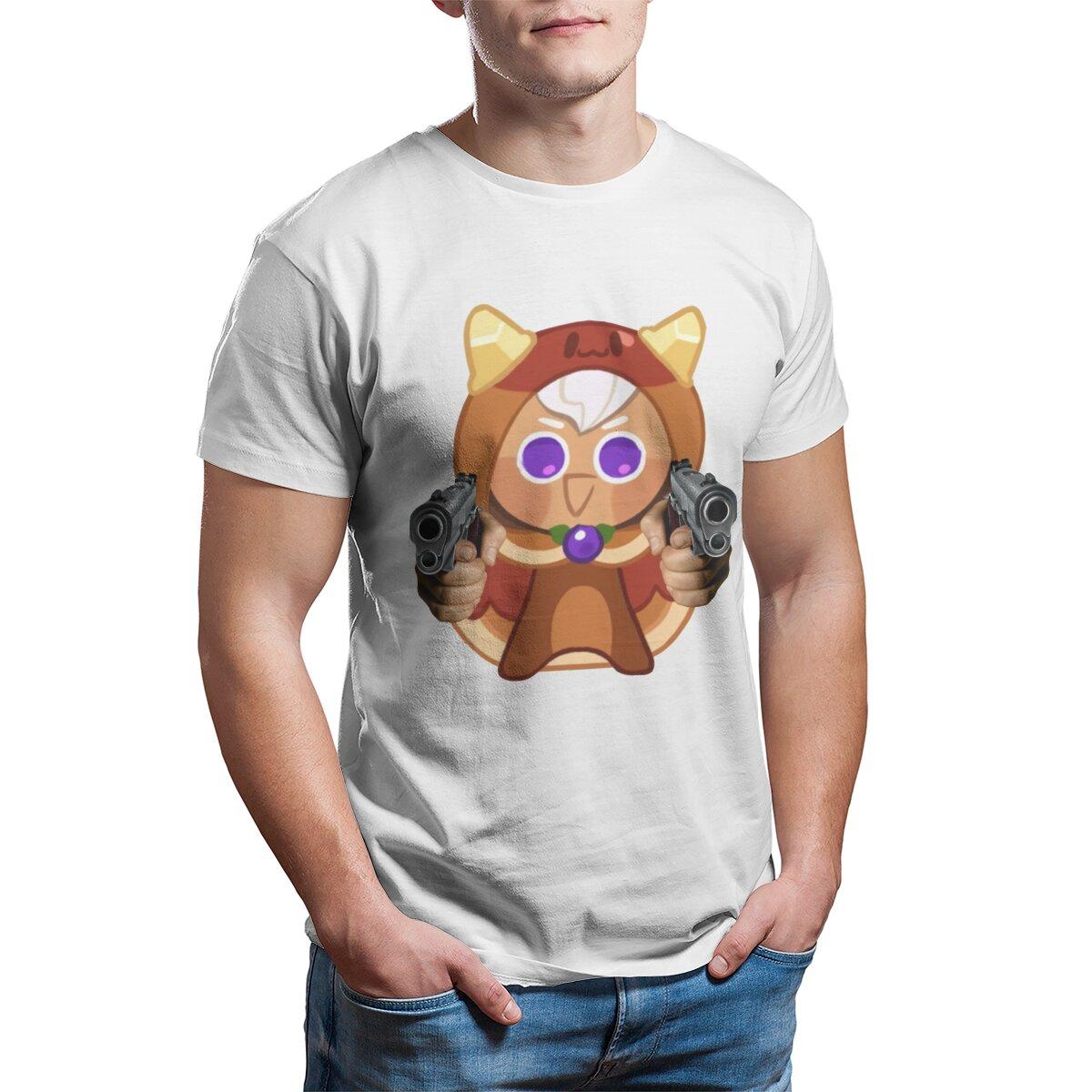 Cookie Run Kingdom Pancake Cookie with a Gun T Shirt Goth Men Tees Summer Polyester Clothing Harajuku Crewneck TShirt S
Cookie Run Kingdom Pancake Cookie with a Gun T Shirt Goth Men Tees Summer Polyester Clothing Harajuku Crewneck TShirt S