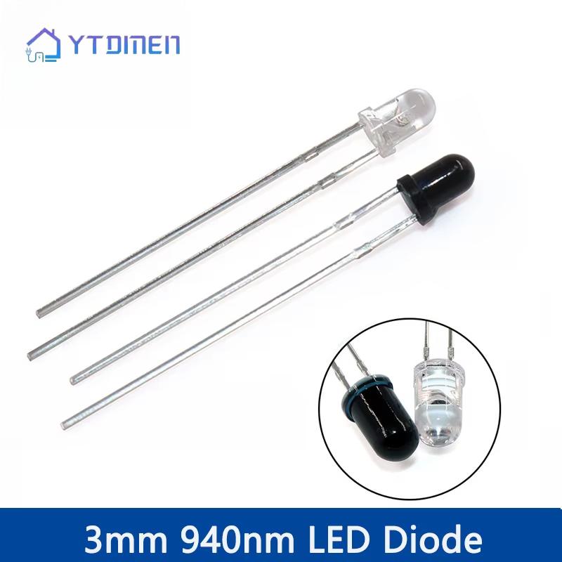 20pcs/set 3mm 5mm 940nm F3 F5 LED Infrared Emitter and IR Receiver Diode F3 F5 LEDs Diodes, for Arduino
20pcs/set 3mm 5mm 940nm F3 F5 LED Infrared Emitter and IR Receiver Diode F3 F5 LEDs Diodes, for Arduino