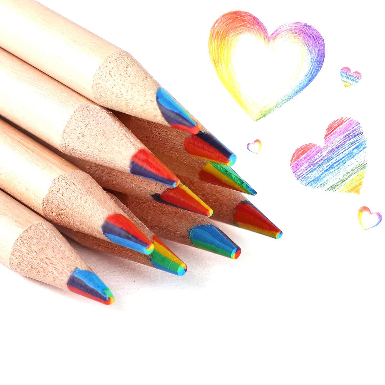 Seven-Color Rainbow Pencil: Multi-Color Gradient for DIY Hand-Painted Art 7-color core rainbow pen
Seven-Color Rainbow Pencil: Multi-Color Gradient for DIY Hand-Painted Art 7-color core rainbow pen