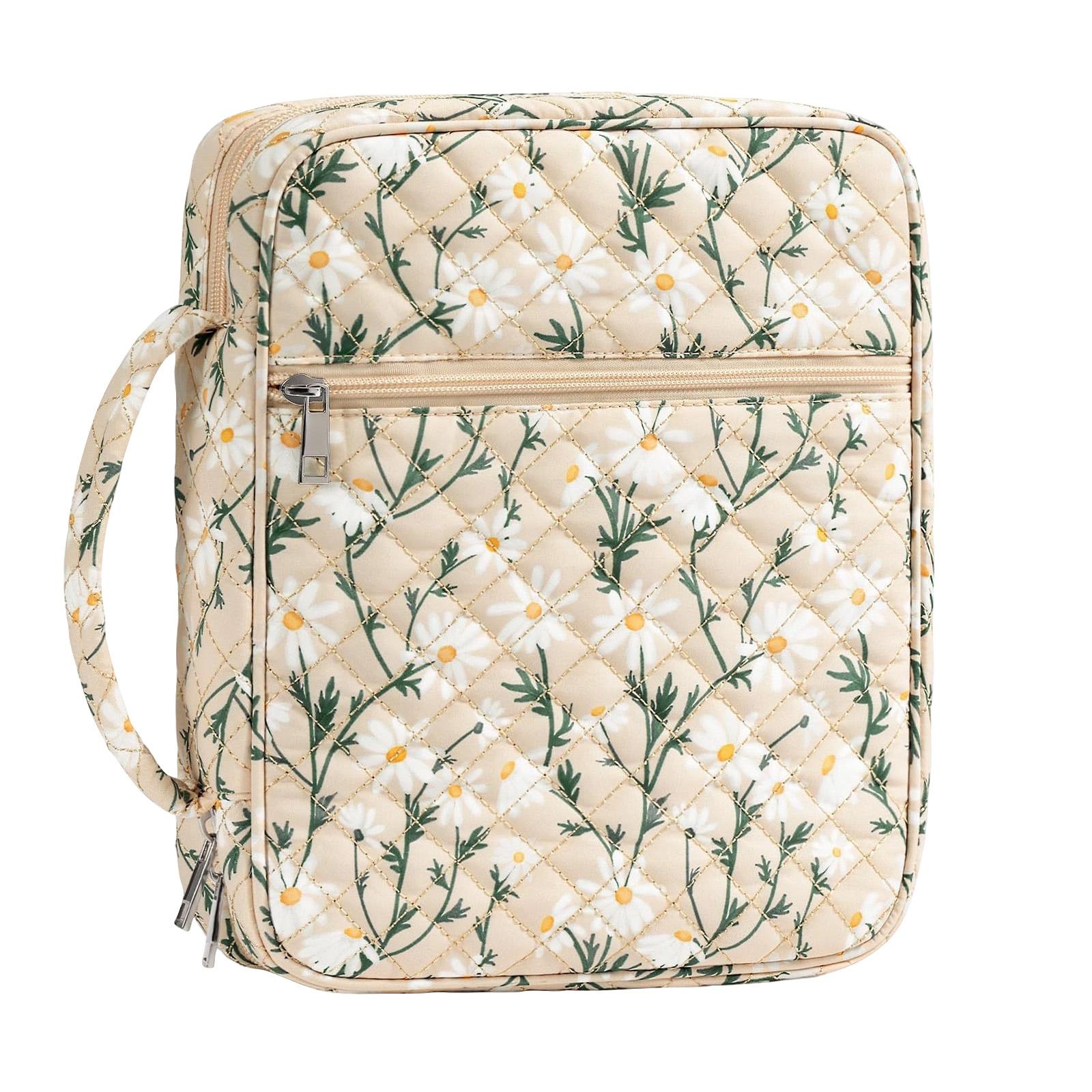 Portable Dustproof Book Storage Bag Quilted Fabric Organizer with Handle and Zipper Pocket for Books and Documents 24 5x7x32cm one size
Portable Dustproof Book Storage Bag Quilted Fabric Organizer with Handle and Zipper Pocket for Books and Documents 24 5x7x32cm one size