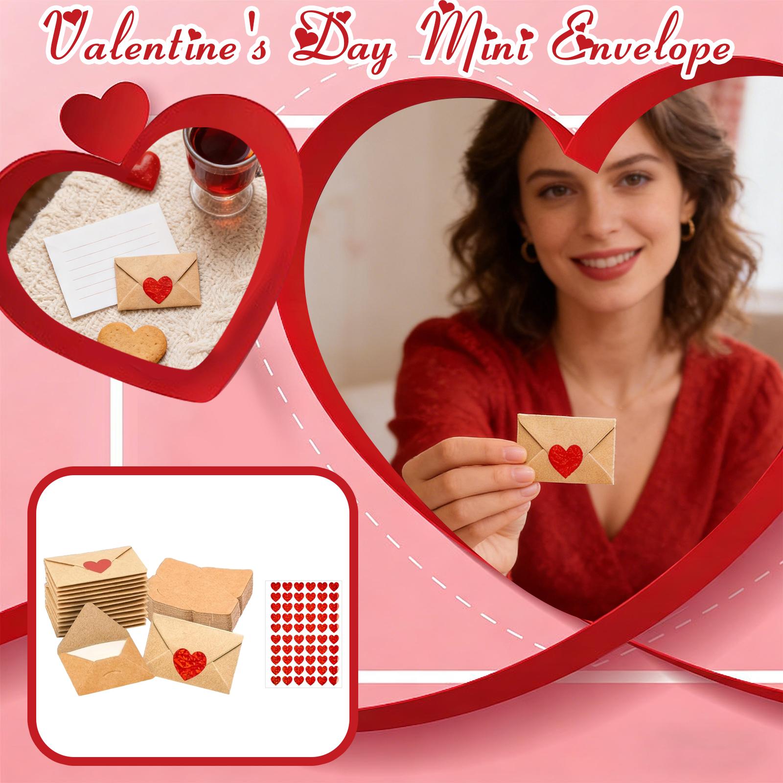 30 DIY Love Note Box - Blank Cards And Envelopes, Each Envelope Paired With A Blank Card, Valentine s Day Note Cards One Size
30 DIY Love Note Box - Blank Cards And Envelopes, Each Envelope Paired With A Blank Card, Valentine s Day Note Cards One Size