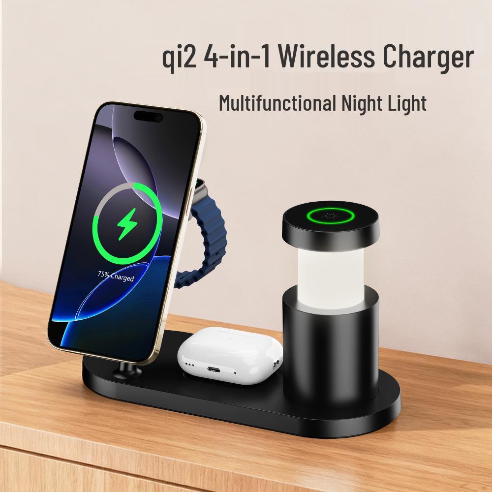 Crossqi Q2.2 Magnetic Wireless Charger & Night Light for Apple Phones, Watches, and Earbuds. ZJ03
Crossqi Q2.2 Magnetic Wireless Charger & Night Light for Apple Phones, Watches, and Earbuds. ZJ03