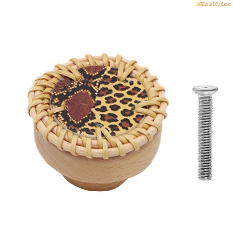 K1AE Wardrobe Knob Rattan Wooden Drawer Handle Cupboard Pulls Easy to Install
K1AE Wardrobe Knob Rattan Wooden Drawer Handle Cupboard Pulls Easy to Install
