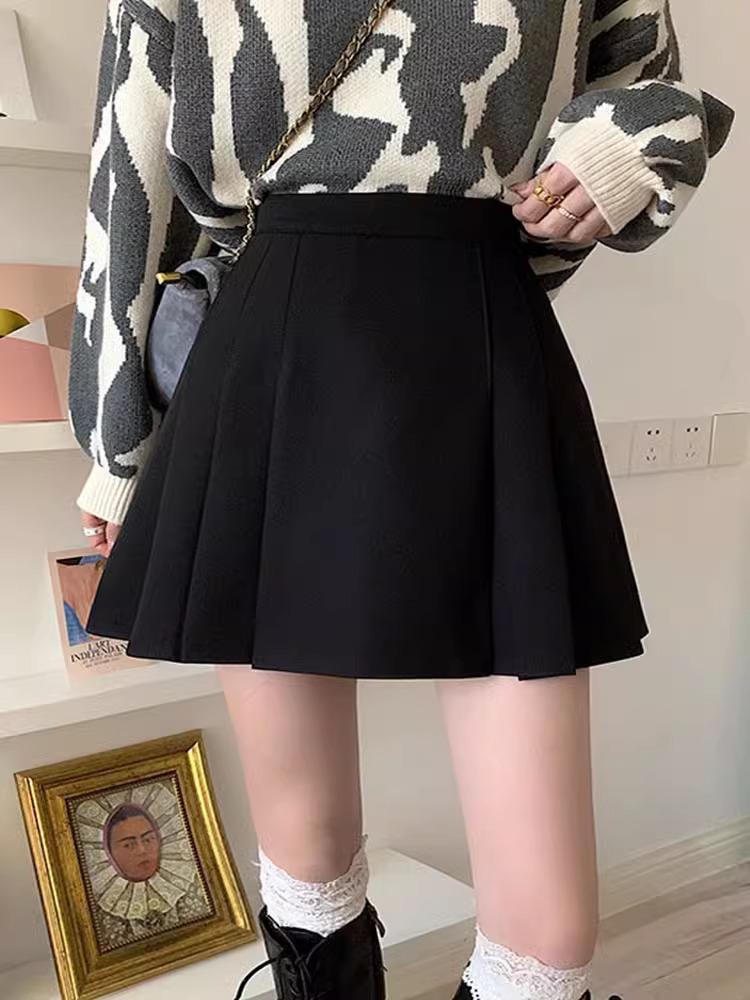 Women s A-line High Waist Pleated Black Short Skirt - Spring 2024, Anti-Exposure, Slimming Design 4X Large
Women s A-line High Waist Pleated Black Short Skirt - Spring 2024, Anti-Exposure, Slimming Design 4X Large