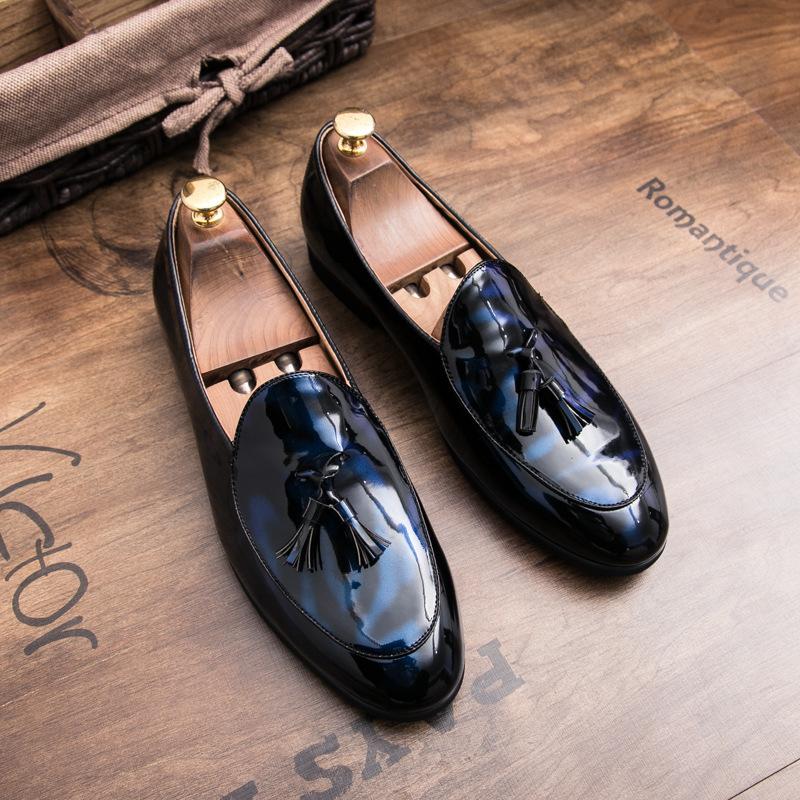 Large size leather shoes men s shoes summer new trendy brand men s breathable business casual fringed lazy shoes glossy 47 синій
Large size leather shoes men s shoes summer new trendy brand men s breathable business casual fringed lazy shoes glossy 47 синій