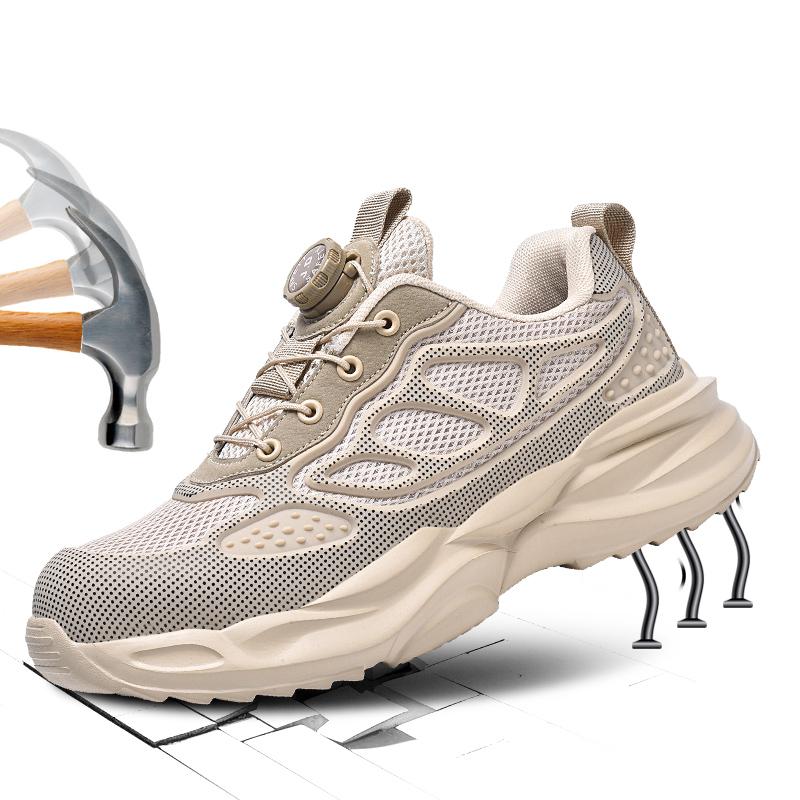 Fashion Couple Work Safety Shoes Rotating Button Steel Toe Men s Shoes Big Size Work Sneakers Puncture-Proof Protective Shoes 36
Fashion Couple Work Safety Shoes Rotating Button Steel Toe Men s Shoes Big Size Work Sneakers Puncture-Proof Protective Shoes 36
