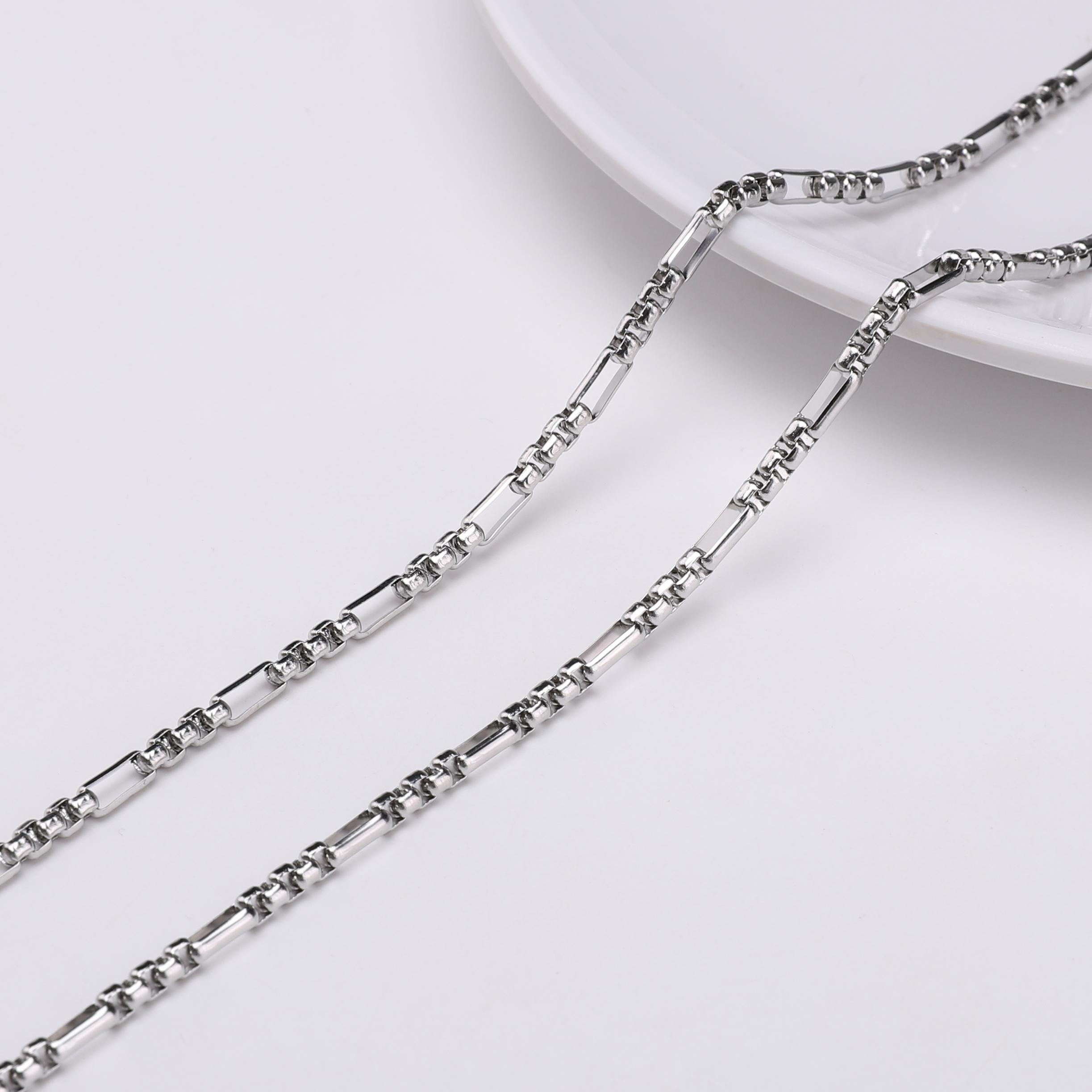 1-метровая цепочка из нержавеющей стали, базовая панк-цепочка для самостоятельного изготовления ожерелья, браслета, ювелирных изделий, аксессуаров 06 3mm
1-метровая цепочка из нержавеющей стали, базовая панк-цепочка для самостоятельного изготовления ожерелья, браслета, ювелирных изделий, аксессуаров 06 3mm