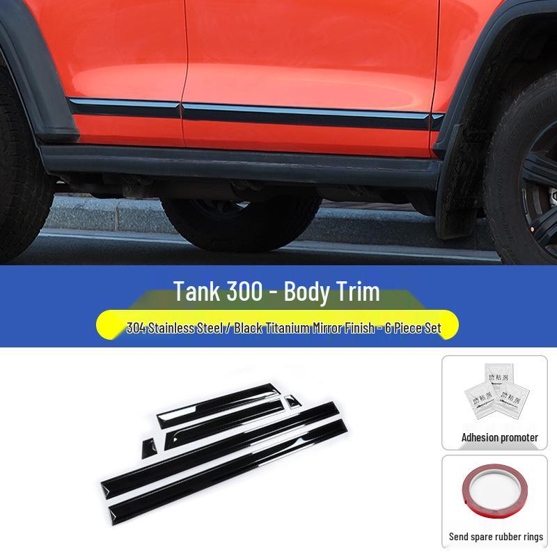 Tank 300 WEY Car Trim Strips: Fits 20-25 Models, Anti-Scratch & Anti-Collision Door Bright Strips.
Tank 300 WEY Car Trim Strips: Fits 20-25 Models, Anti-Scratch & Anti-Collision Door Bright Strips.