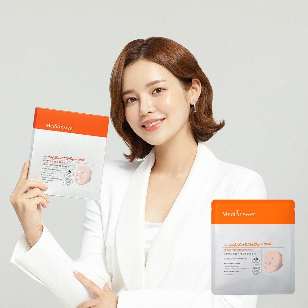 MediAnswer Real Skin Fit Collagen Mask Sheet 1ea
MediAnswer Real Skin Fit Collagen Mask Sheet 1ea