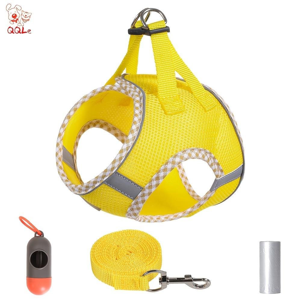 Qqle 4-Piece Reflective No-Pull Dog Harness and Leash Set with Waste Bag and Dispenser - Thin and Soft Mesh Adjustable Vest XS жёлтый
Qqle 4-Piece Reflective No-Pull Dog Harness and Leash Set with Waste Bag and Dispenser - Thin and Soft Mesh Adjustable Vest XS жёлтый