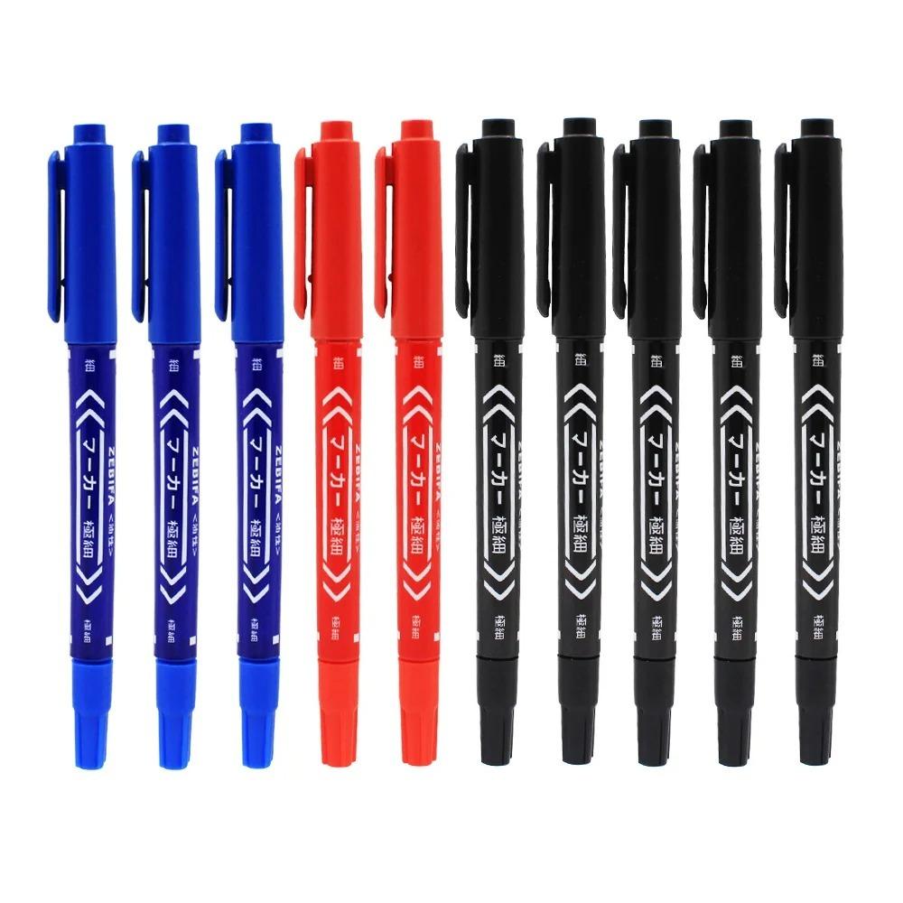 Non-toxic 10pcs/set Double Head Marker Pen Plastic Waterproof Black/Blue/Red Oily Ink Pen Student
Non-toxic 10pcs/set Double Head Marker Pen Plastic Waterproof Black/Blue/Red Oily Ink Pen Student