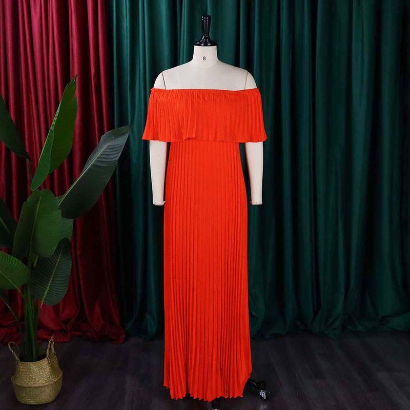 Summer 2025 Women clothes New Sexy off-Shoulder off-Shoulder Pleat Cross-Border Long dress European and American Pleated Dress Dress Orange 3XL
Summer 2025 Women clothes New Sexy off-Shoulder off-Shoulder Pleat Cross-Border Long dress European and American Pleated Dress Dress Orange 3XL