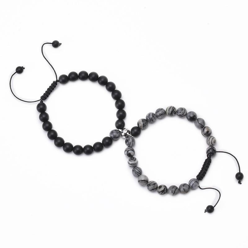 JYL TS Bracelet Attraction Couple Magnet Detail Strengthens Intimacy & Loyalty Frosted map колір морської хвилі
JYL TS Bracelet Attraction Couple Magnet Detail Strengthens Intimacy & Loyalty Frosted map колір морської хвилі