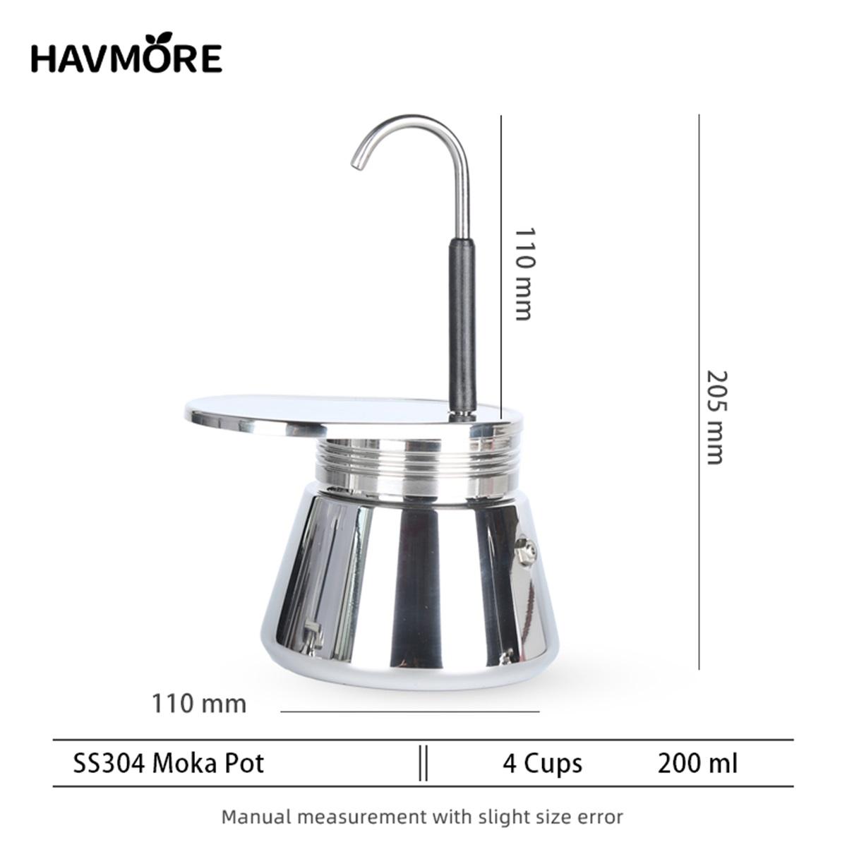 1/4 Cups Mini Espresso Machine One Pipe Fountain Mini Stainless Steel Tube Moka Pot Espresso Coffee Maker 1-4cups
1/4 Cups Mini Espresso Machine One Pipe Fountain Mini Stainless Steel Tube Moka Pot Espresso Coffee Maker 1-4cups