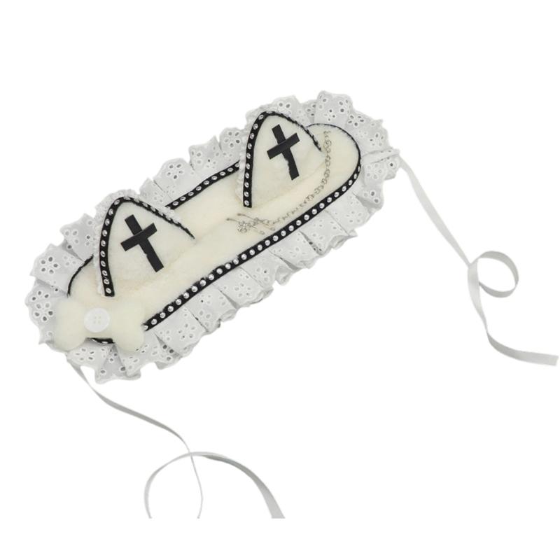 Punk Gothic Cats Ear Headwear With Rivet Studded Accent Soft Fabric Anime Hair Accessory For Parties And Daily Wear белый
Punk Gothic Cats Ear Headwear With Rivet Studded Accent Soft Fabric Anime Hair Accessory For Parties And Daily Wear белый