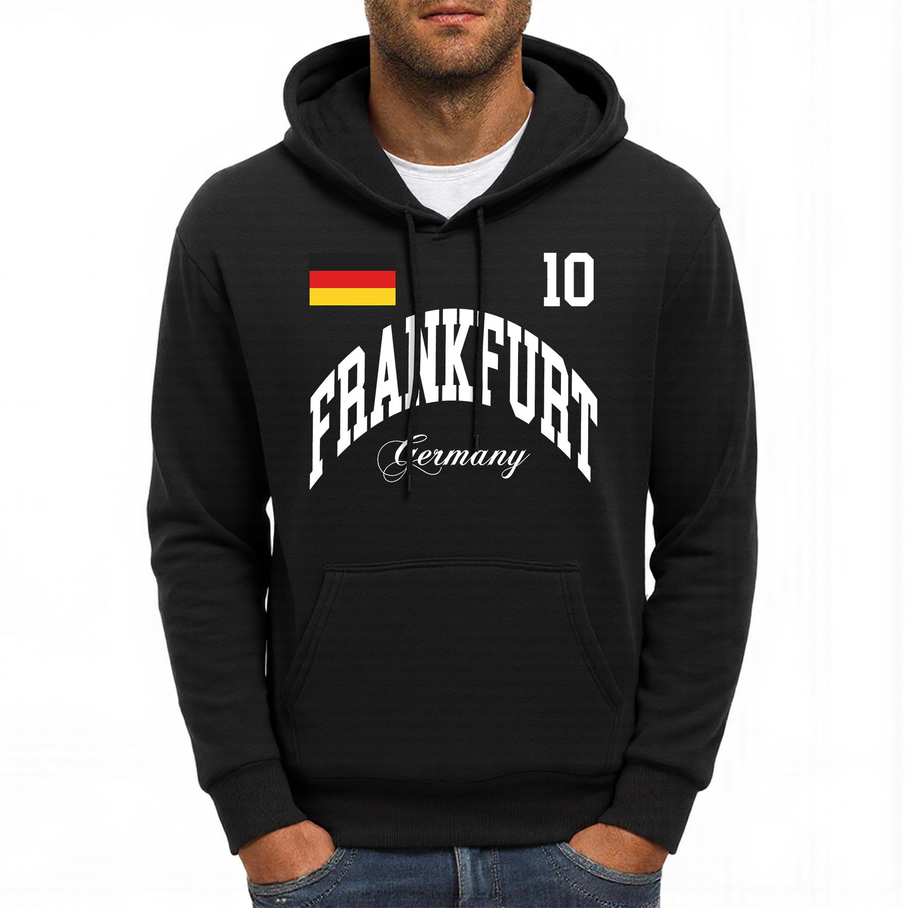 Frankfurt Germany Flag Letter Printing Men Hoody Fleece Hoodies Pocket Loose Sportswears Comfortable Multicolor Man Hoodie 3XL
Frankfurt Germany Flag Letter Printing Men Hoody Fleece Hoodies Pocket Loose Sportswears Comfortable Multicolor Man Hoodie 3XL