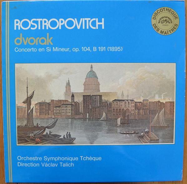 LP Record MSTISLAV ROSTROPOVICH, ANTONN DVO - Concerto En Si Mineur, Op. 104, B 1 87152 Supraphon France Classical Used
LP Record MSTISLAV ROSTROPOVICH, ANTONN DVO - Concerto En Si Mineur, Op. 104, B 1 87152 Supraphon France Classical Used