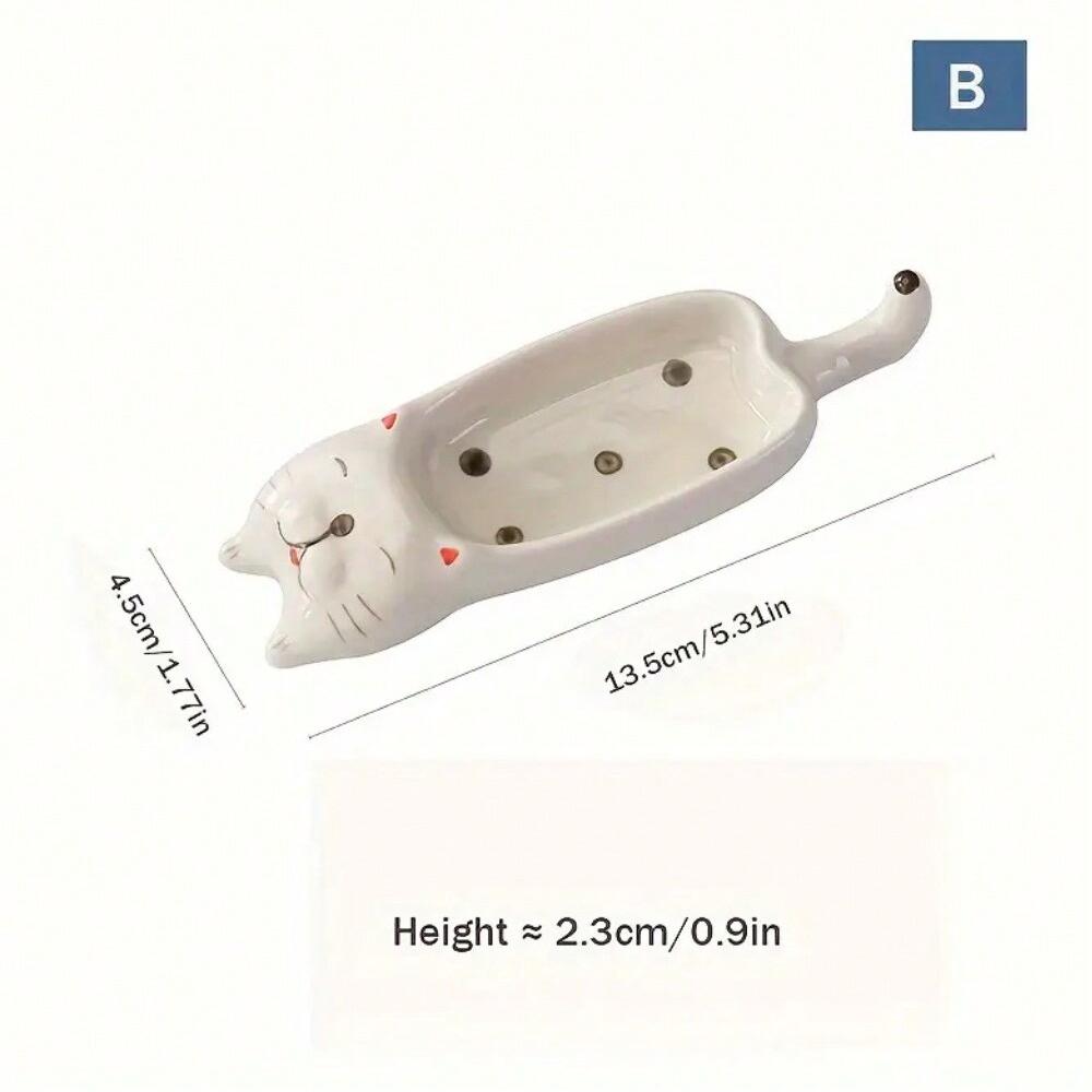 Cute Cat Seasoning Dish Ceramic Seasoning Dipping Dish Chopstick Holder Creative Plate Snack Seasoning Dish Ceramic Ink Plate
Cute Cat Seasoning Dish Ceramic Seasoning Dipping Dish Chopstick Holder Creative Plate Snack Seasoning Dish Ceramic Ink Plate