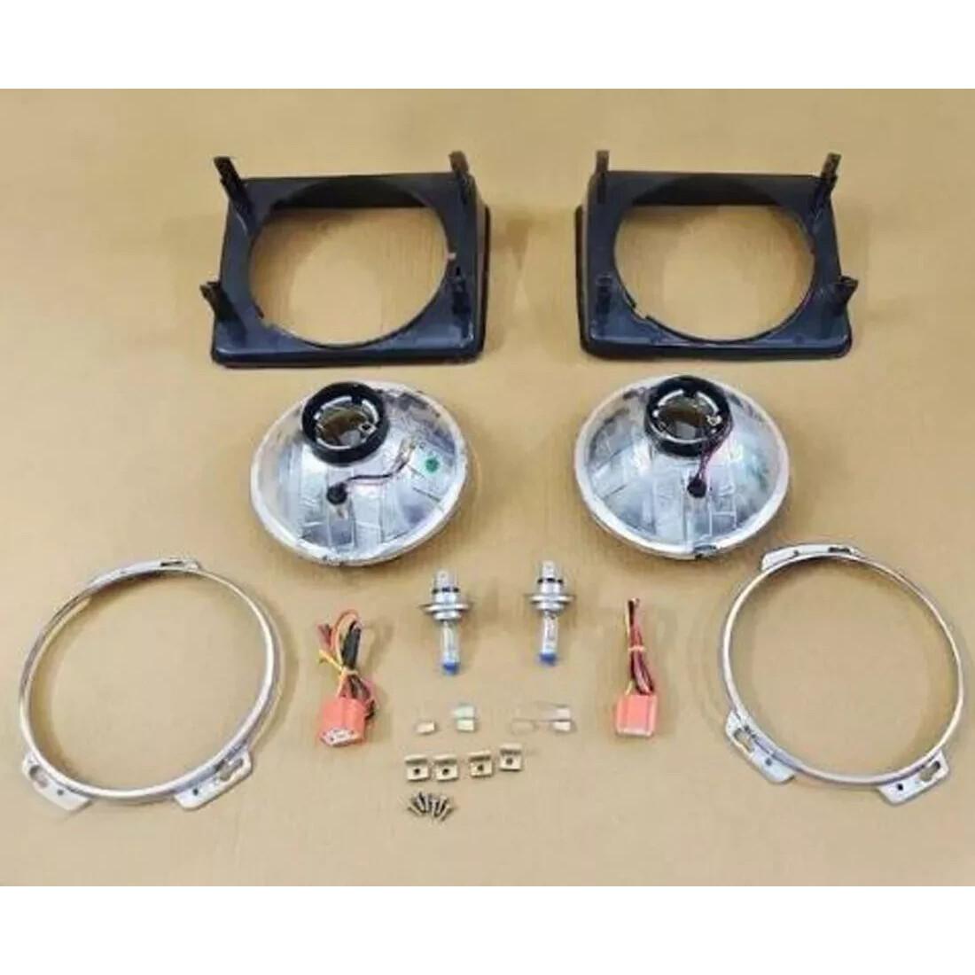 ДЛЯ SUZUKI SJ413 SJ410 JIMNY SAMURAI Пара фар Повний комплект Suzuki BEAM H4
ДЛЯ SUZUKI SJ413 SJ410 JIMNY SAMURAI Пара фар Повний комплект Suzuki BEAM H4
