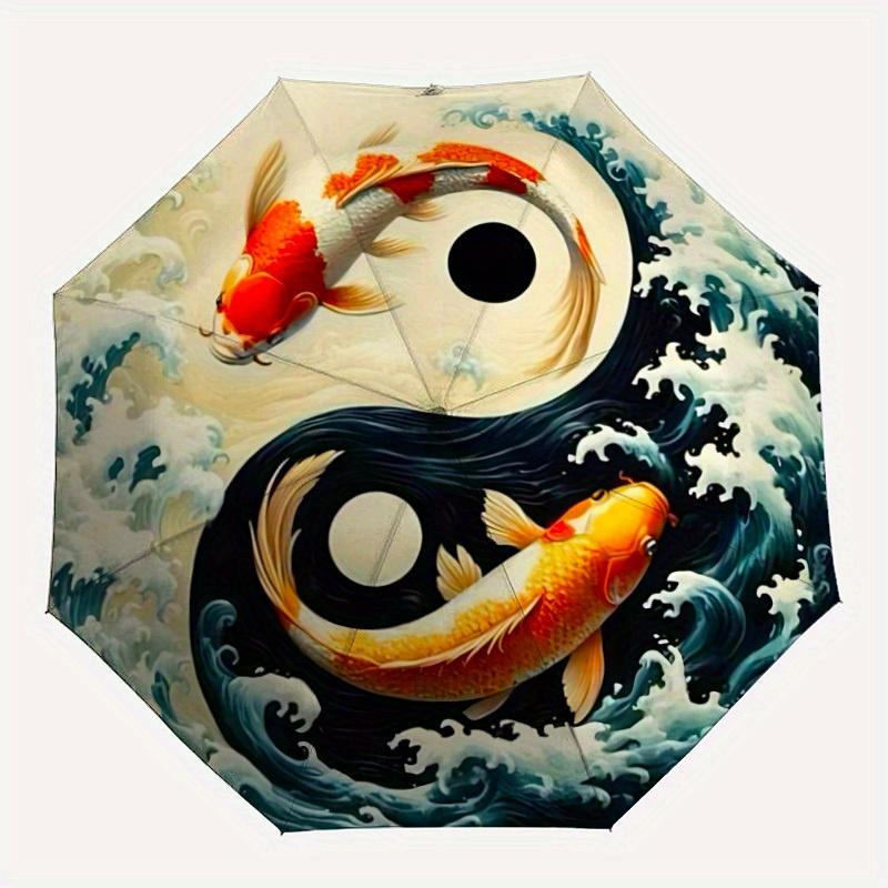 1pc Yin Yang Symbol Automatic Opening/closing umbrella, Reinforced 8-Rib Construction, Compact Travel Umbrella yy250808155
1pc Yin Yang Symbol Automatic Opening/closing umbrella, Reinforced 8-Rib Construction, Compact Travel Umbrella yy250808155