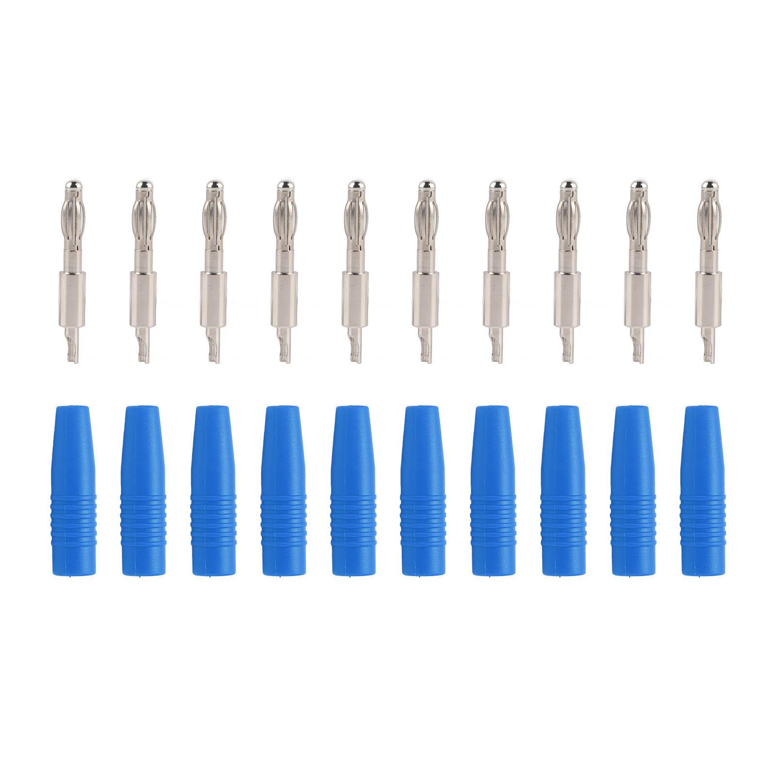 10Pack 4mm Banana Solder 22.040 Plug Banana Plug DIY Male Connector Adapter for Multimeter Test
10Pack 4mm Banana Solder 22.040 Plug Banana Plug DIY Male Connector Adapter for Multimeter Test