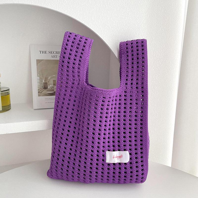 Сумка-жилет Сумка-жилет Трендовая вязаная сумка из полой сетки Сумка на одно плечо Ручная сумка Универсальная сумка на запястье большой вместимости фиолетовый
Сумка-жилет Сумка-жилет Трендовая вязаная сумка из полой сетки Сумка на одно плечо Ручная сумка Универсальная сумка на запястье большой вместимости фиолетовый