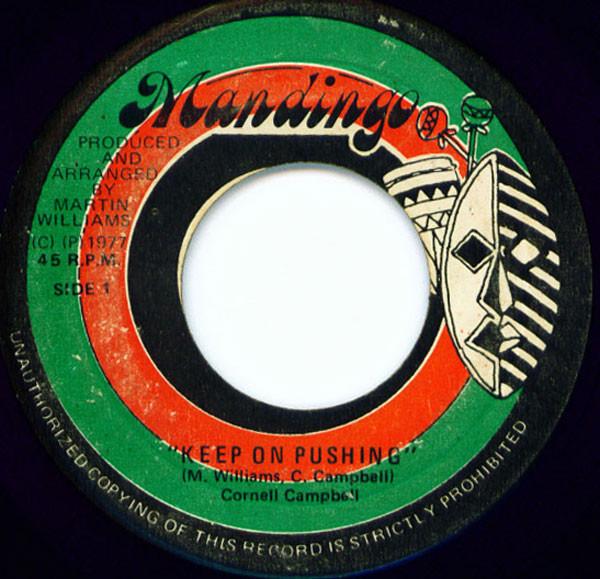 7-дюймовая пластинка CORNELL CAMPBELL - Keep On Pushing / Mandingo Dub НЕТ Mandingo 1977 Ямайка Регги, Ска и Даб Б/у
7-дюймовая пластинка CORNELL CAMPBELL - Keep On Pushing / Mandingo Dub НЕТ Mandingo 1977 Ямайка Регги, Ска и Даб Б/у