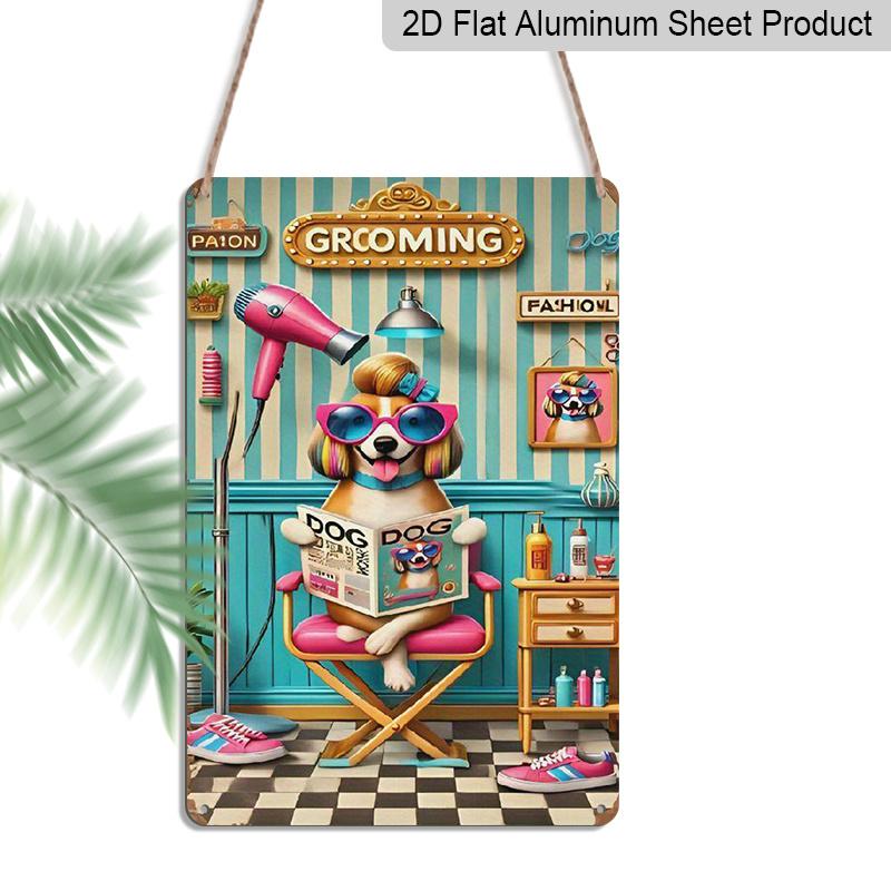 2D Flat Vintage Dog Grooming & Fashion Life - 8x12 Aluminium Wall Art for Home, Kitchen, Bar, Cafe Decor | Perfect Outdoor Garden Gift, Perfect for 20*30cm
2D Flat Vintage Dog Grooming & Fashion Life - 8x12 Aluminium Wall Art for Home, Kitchen, Bar, Cafe Decor | Perfect Outdoor Garden Gift, Perfect for 20*30cm