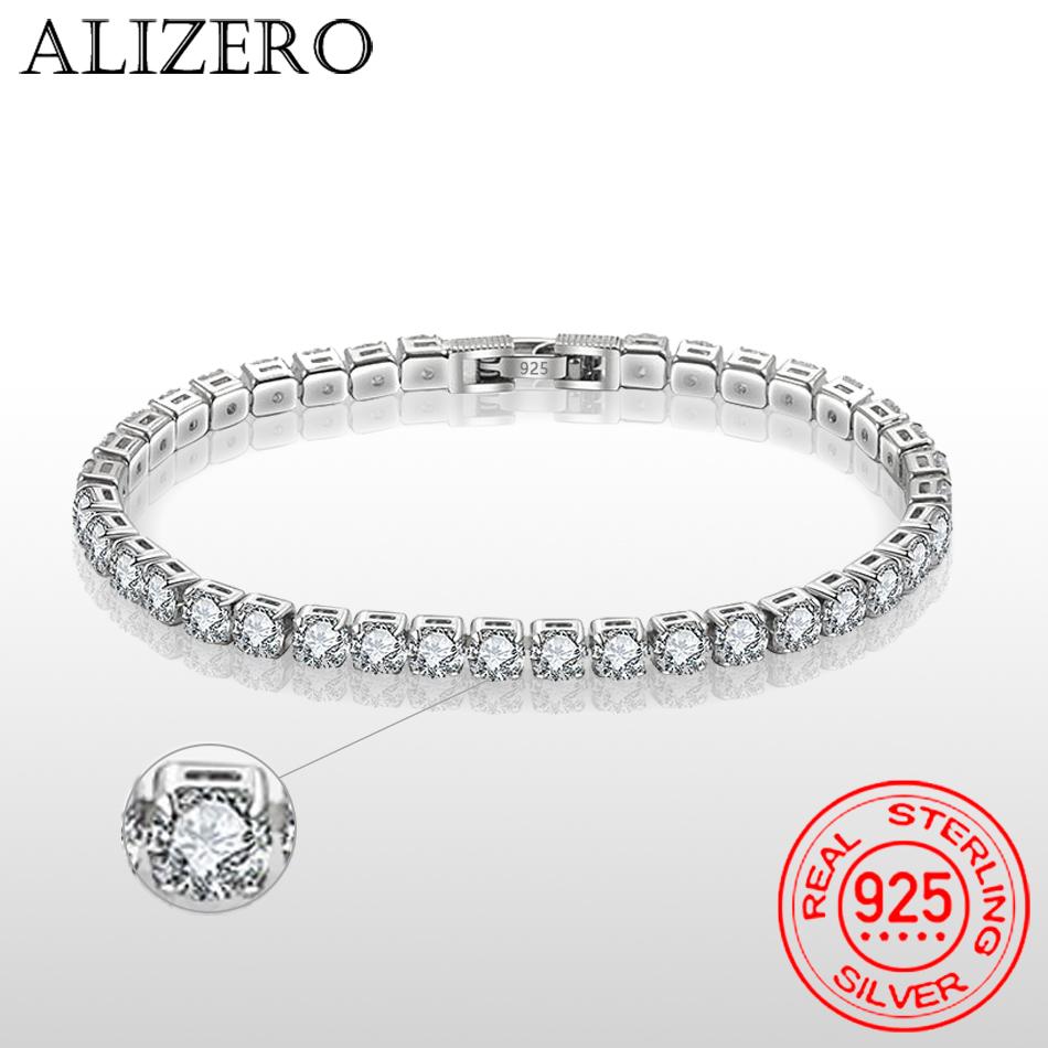 ALIZERO S925 Silver Bracelet Zirconia Tennis Ball Women Fashion Simple Engagement Wedding Charm Jewelry 4mm 16-23cm 16cm
ALIZERO S925 Silver Bracelet Zirconia Tennis Ball Women Fashion Simple Engagement Wedding Charm Jewelry 4mm 16-23cm 16cm