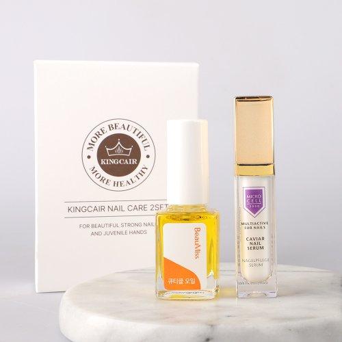 Kingcare Microcell Caviar Nail Serum + BeauMiss Nail Vitamin Oil Nutrient Cuticle Gift Set of 2
Kingcare Microcell Caviar Nail Serum + BeauMiss Nail Vitamin Oil Nutrient Cuticle Gift Set of 2