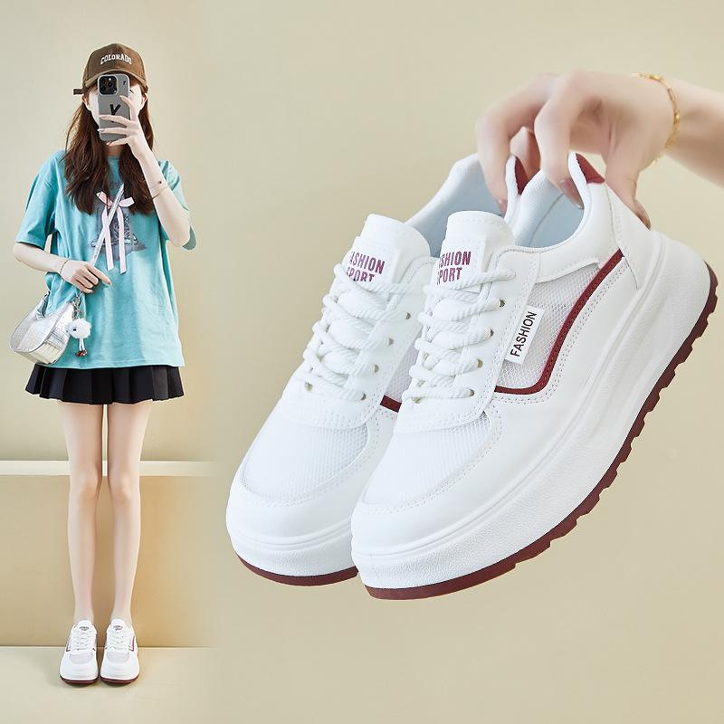 Summer little white shoes new Korean version ins female students thick sole heightening mesh breathable casual street shot H150 35
Summer little white shoes new Korean version ins female students thick sole heightening mesh breathable casual street shot H150 35