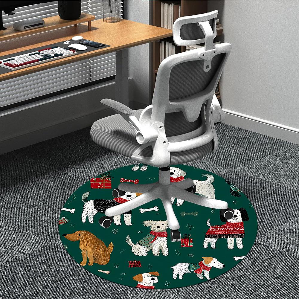 1pc Puppy Party Office Round Rug, Non-slip, Soft and Durable Office Rug for Interior Decoration, Perfect for Office, Beautiful Decoration yy260323007 80cm by 80cm
1pc Puppy Party Office Round Rug, Non-slip, Soft and Durable Office Rug for Interior Decoration, Perfect for Office, Beautiful Decoration yy260323007 80cm by 80cm