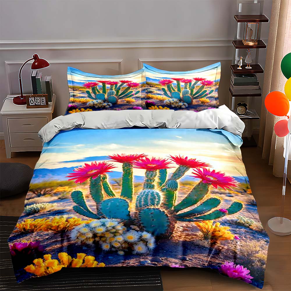 Cactus desert bloom. Bedding Duvet cover sets Duvet covers Pillowcases gifts (1 * Duvet Cover 2 * Pillowcases, without duvet insert) 135x200cm
Cactus desert bloom. Bedding Duvet cover sets Duvet covers Pillowcases gifts (1 * Duvet Cover 2 * Pillowcases, without duvet insert) 135x200cm