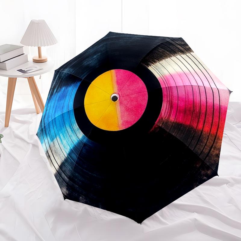 1PC Retro Records Umbrella Automatic Open/close, Sturdy Iron Frame & 8-Rib Structure, Umbrella for Women & Men, Christmas Gift
1PC Retro Records Umbrella Automatic Open/close, Sturdy Iron Frame & 8-Rib Structure, Umbrella for Women & Men, Christmas Gift