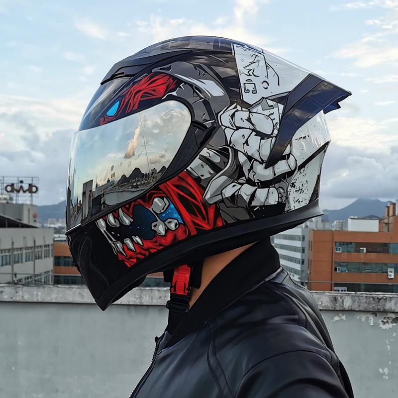 JIEKAI Jiekai electric motorcycle helmet for men and women, full-face helmet with dual lenses, full coverage, street bike, Bluetooth, suitable for M
JIEKAI Jiekai electric motorcycle helmet for men and women, full-face helmet with dual lenses, full coverage, street bike, Bluetooth, suitable for M