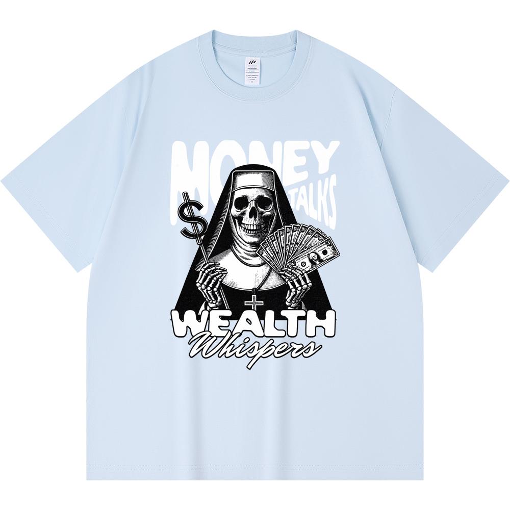 230GSM 100% Cotton T-Shirt Money Talks Wealth Whisper Print Tees Funny Harajuku Style Combed Cotton Tshirt XS абрикосовый
230GSM 100% Cotton T-Shirt Money Talks Wealth Whisper Print Tees Funny Harajuku Style Combed Cotton Tshirt XS абрикосовый