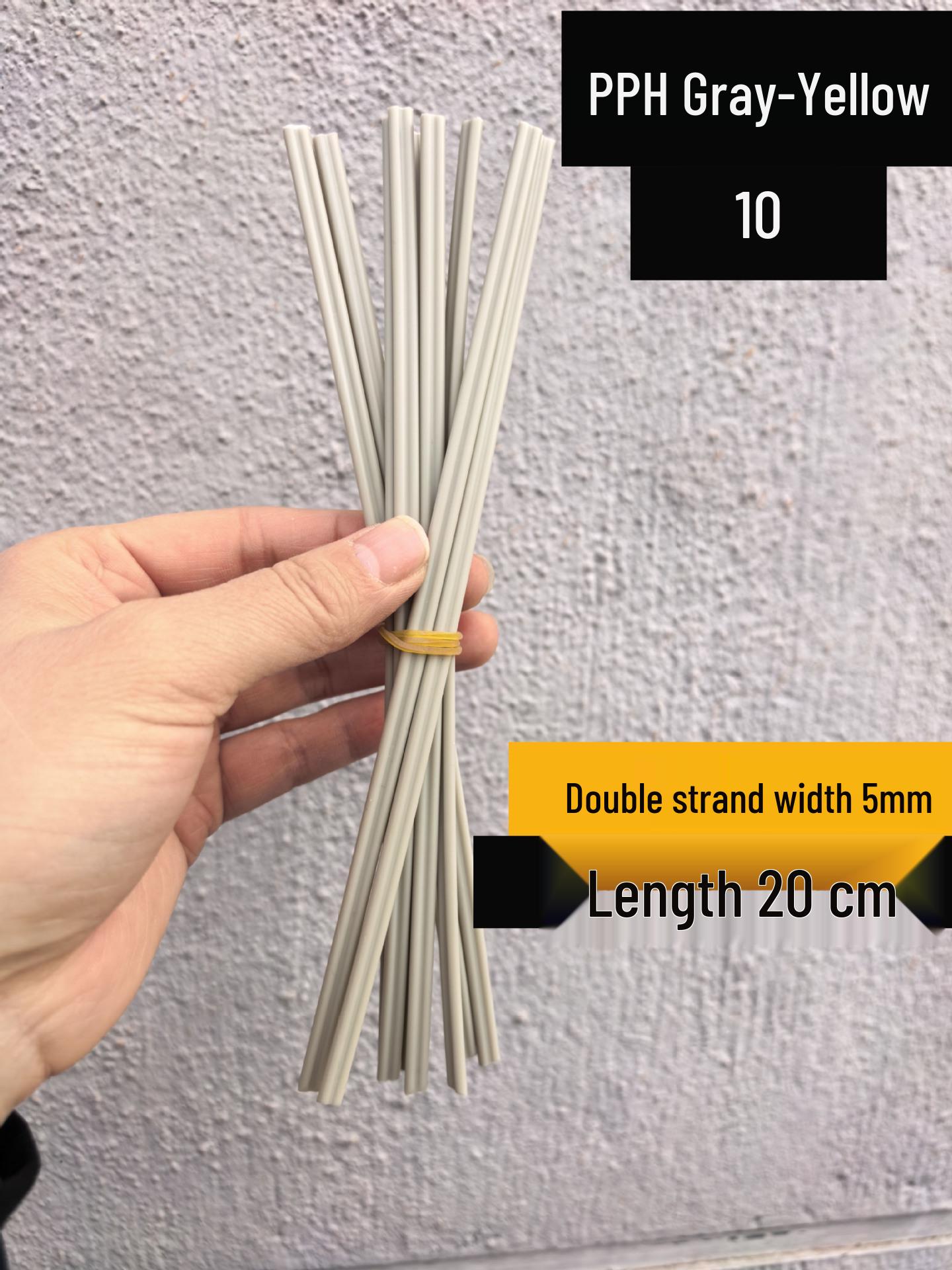 Wide ABS Plastic Welding Rod: Double, Triple, Quad Strands, Triangular, Widths 5-9
Wide ABS Plastic Welding Rod: Double, Triple, Quad Strands, Triangular, Widths 5-9
