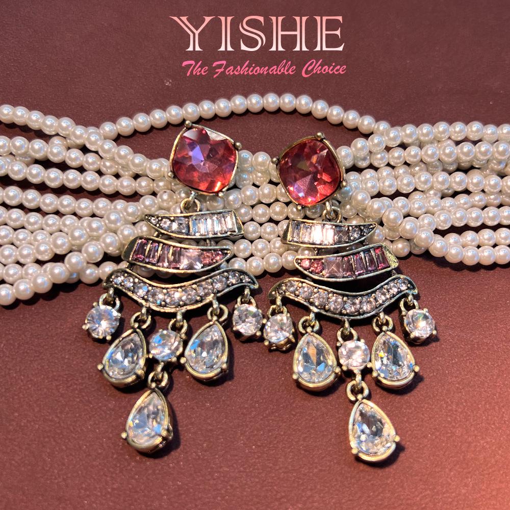 Vintage Gemstone Tassel Earrings with Rhinestones & Blackened Gold Plating, S925 Silver Needle античный бронзовый
Vintage Gemstone Tassel Earrings with Rhinestones & Blackened Gold Plating, S925 Silver Needle античный бронзовый