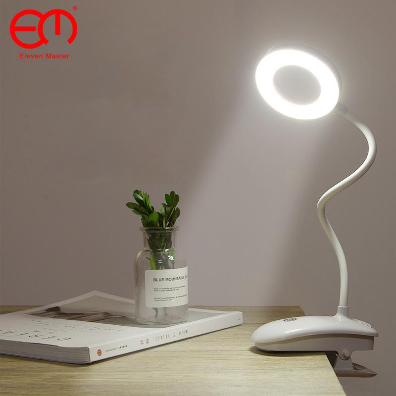8W Desk lamp USB Rechargeable Table Lamp with Clip Bed Reading Book Night Light LED Desk lamp Table Eye Protection
8W Desk lamp USB Rechargeable Table Lamp with Clip Bed Reading Book Night Light LED Desk lamp Table Eye Protection