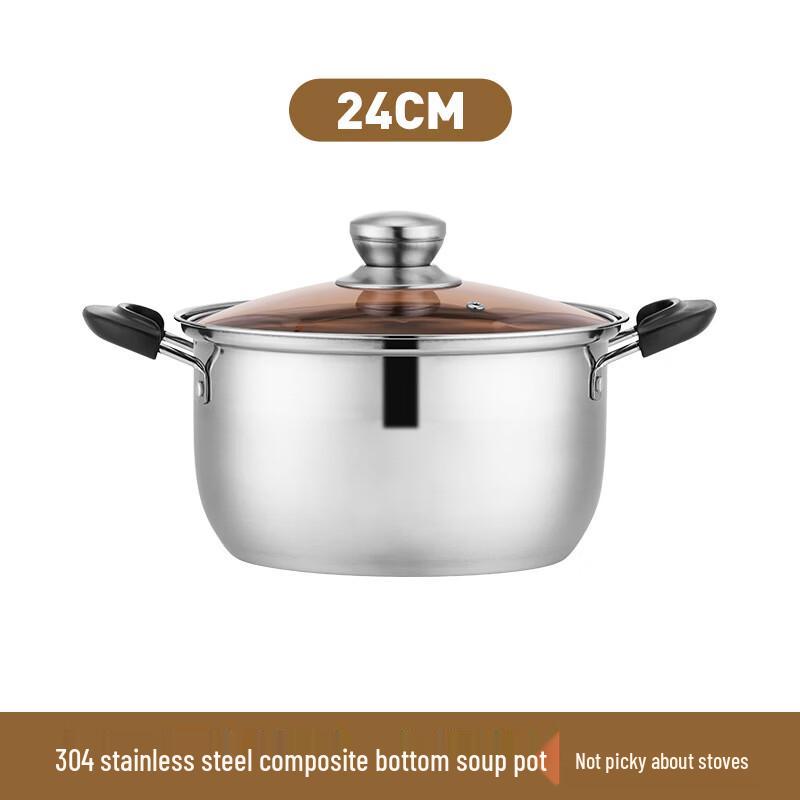 Zhi Shi 304 Stainless Steel Induction Soup Pot
Zhi Shi 304 Stainless Steel Induction Soup Pot
