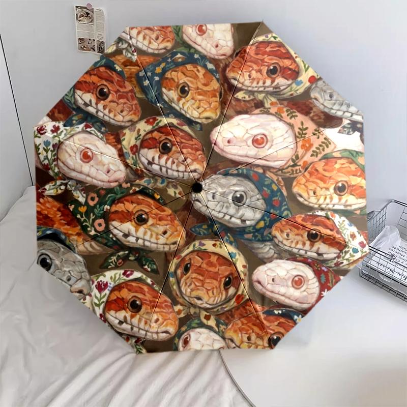 1 PC Automatic Folding Umbrella - Retro Animal Art Pattern, Portable & Foldable Design with 8 Ribs, Christmas Birthday Gifts
1 PC Automatic Folding Umbrella - Retro Animal Art Pattern, Portable & Foldable Design with 8 Ribs, Christmas Birthday Gifts