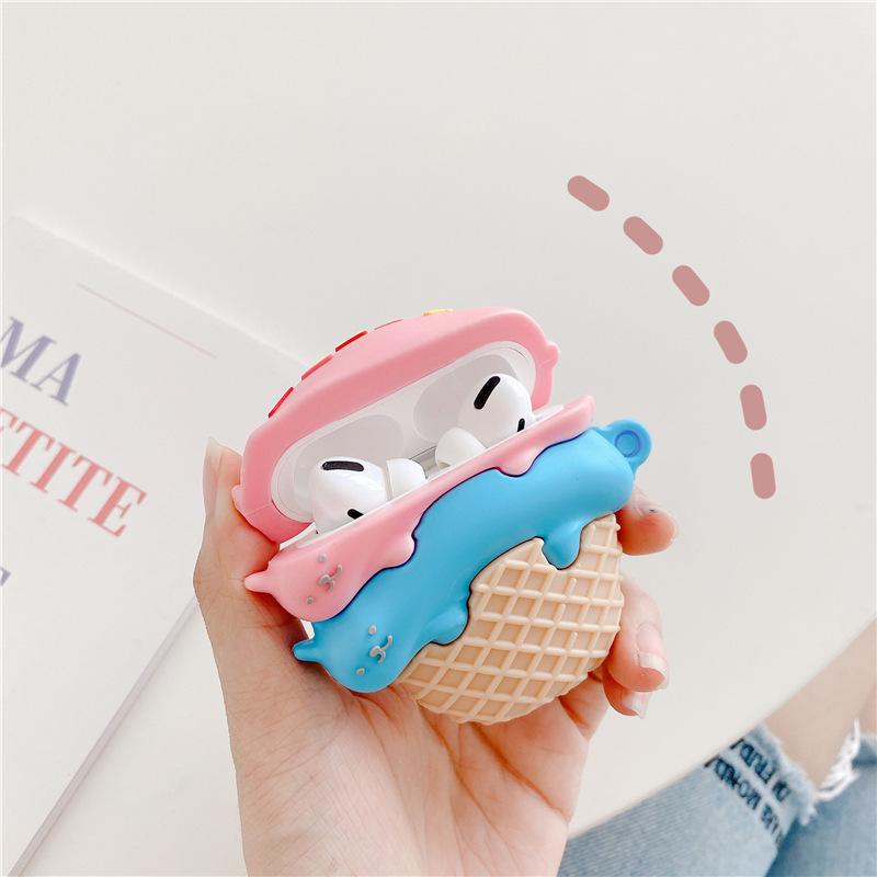 For AirPods Pro 2/AirPods Pro Cartoon Cat Ice Cream Cover Silicone Earphone Case with Hanging Buckle
For AirPods Pro 2/AirPods Pro Cartoon Cat Ice Cream Cover Silicone Earphone Case with Hanging Buckle