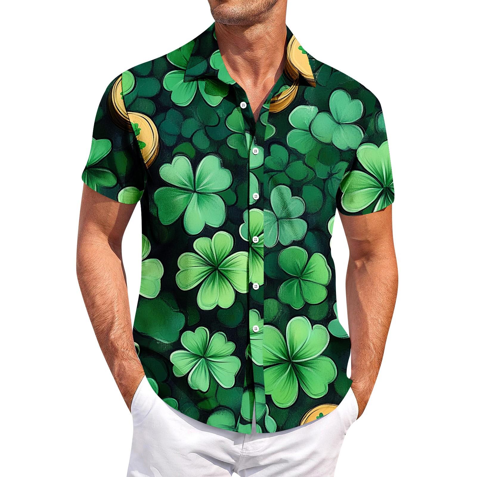 Мужская повседневная рубашка с короткими рукавами, облегающая, стильная, мужская. Патрик Принт M зелёный
Мужская повседневная рубашка с короткими рукавами, облегающая, стильная, мужская. Патрик Принт M зелёный