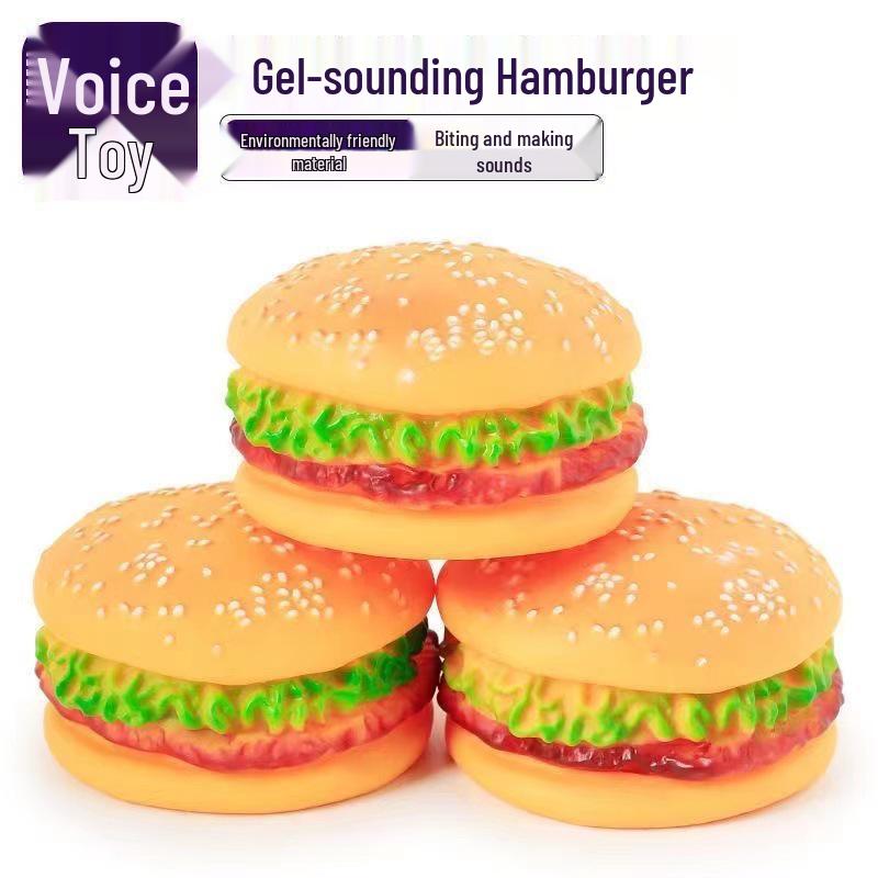 Internet Celebrity Sounding Toy Burger for Dogs - Boredom Relief for Puppies
Internet Celebrity Sounding Toy Burger for Dogs - Boredom Relief for Puppies